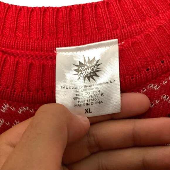 The Grinch Ugly Christmas Sweater Kid Size XL ALL YOUR SWEATERS ARE UGLY NEW - Picture 2 of 5